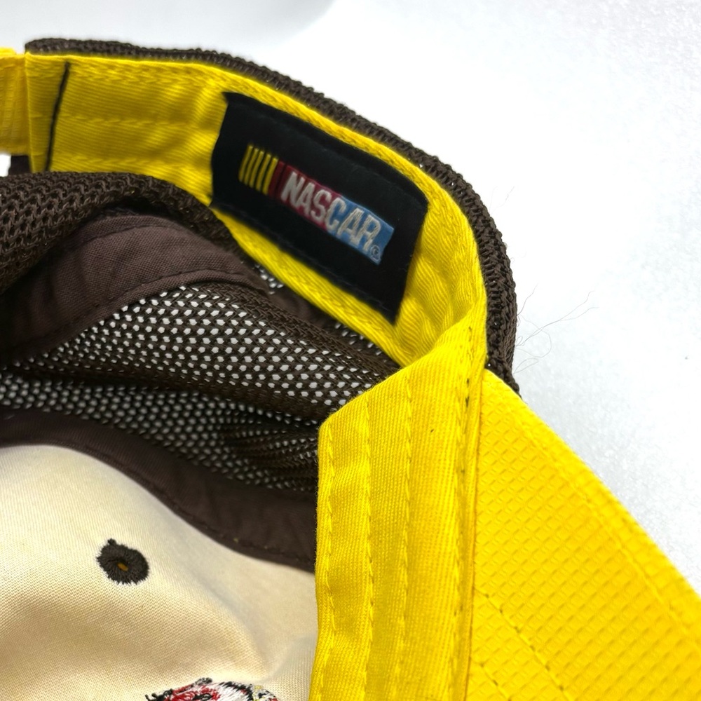 Nascar x M&M's Hat Cap Adjustable Youth Yellow/Brown Back Mesh #18 Kyle Busch - Picture 7 of 8